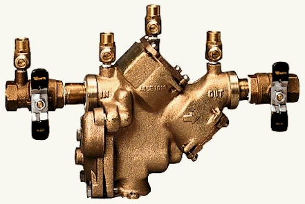 Backflow prevention device testing.